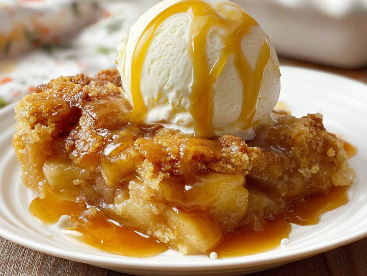 Caramel Apple Cinnamon Dump Cake