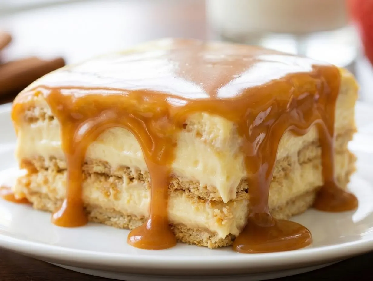 Caramel Apple Eclair Cake Recipe Caramel Apple Eclair Cake Recipe