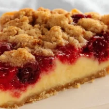 Easy Cherry Custard Pie Recipe with Streusel