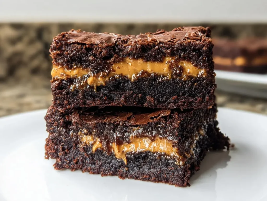 Chocolate Peanut Butter Brownies