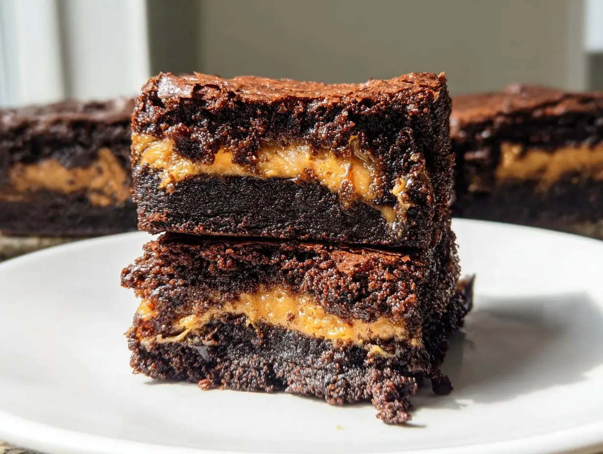 Chocolate Peanut Butter Brownies Recipe