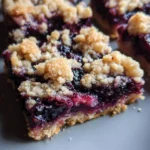 Huckleberry Crumb Bars
