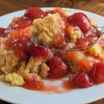 Lemon Cherry Cream Cheese Dump Cake