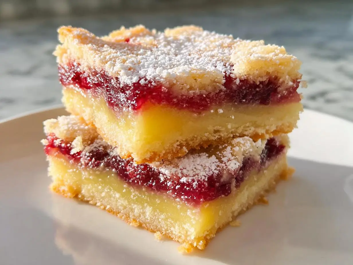 Lemon Cranberry Bars Recipe
