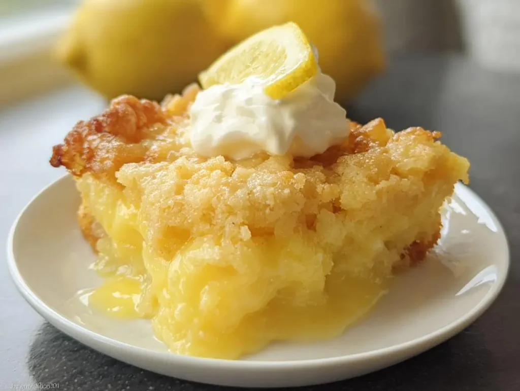 Lemon Dump Cake