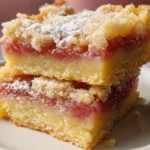 Lemon Rhubarb Bars