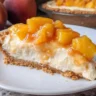No Bake Peach Icebox Pie