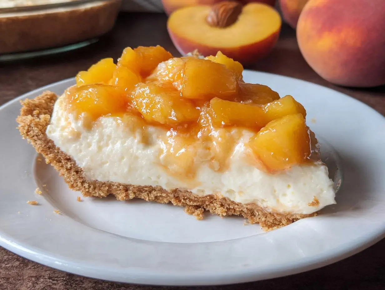 No Bake Peach Icebox Pie Recipe No Bake Peach Icebox Pie Recipe
