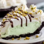 No Bake Pistachio Pudding Pie