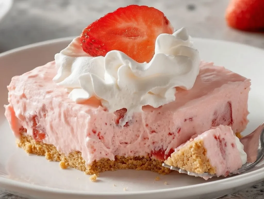 No Bake Strawberry Delight