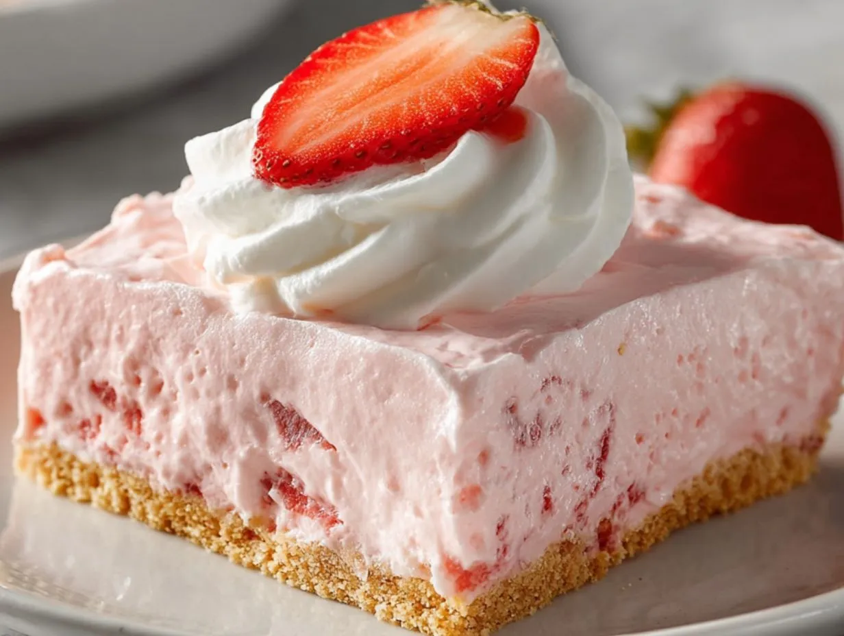 No Bake Strawberry Delight Recipe No Bake Strawberry Delight Recipe