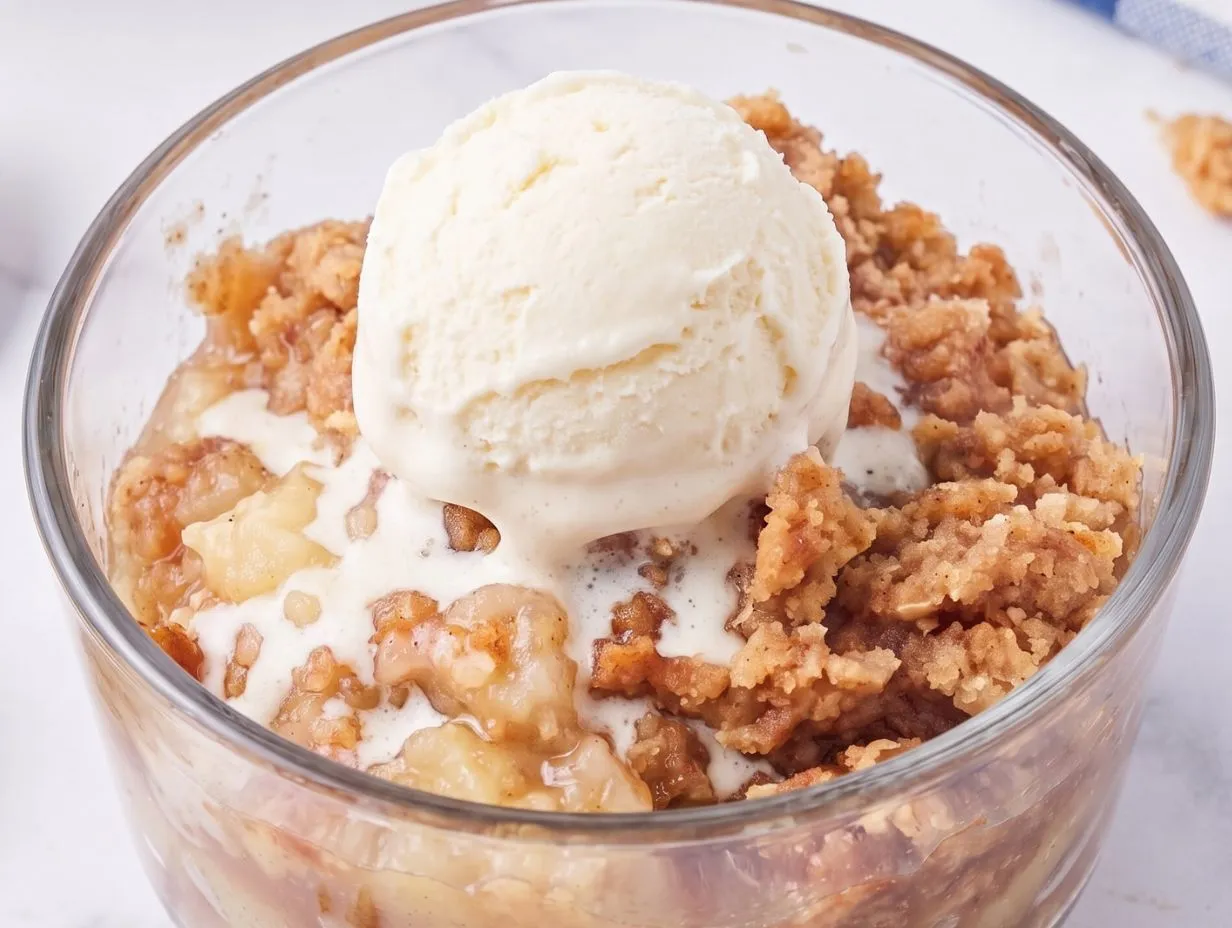 Old-Fashioned Apple Dessert with Cinnamon Crumb Topping Recipe