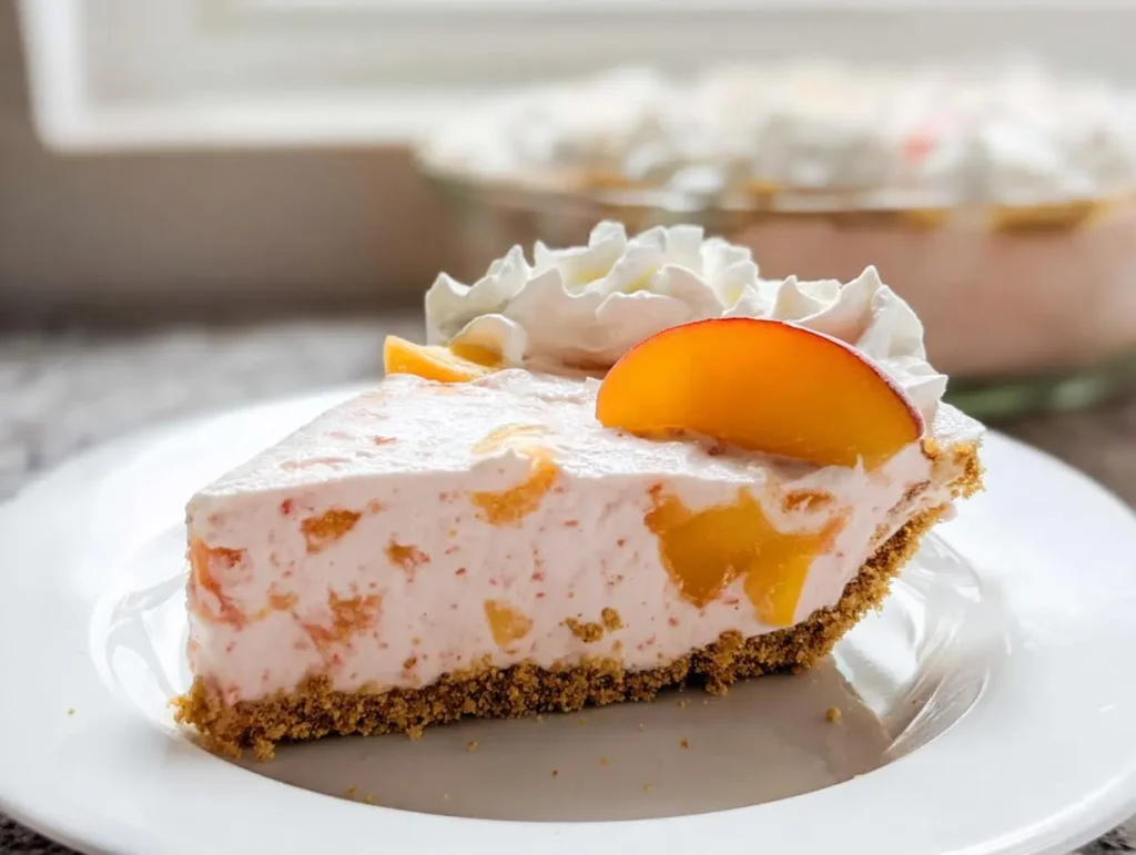 Peach Cool Whip Pie