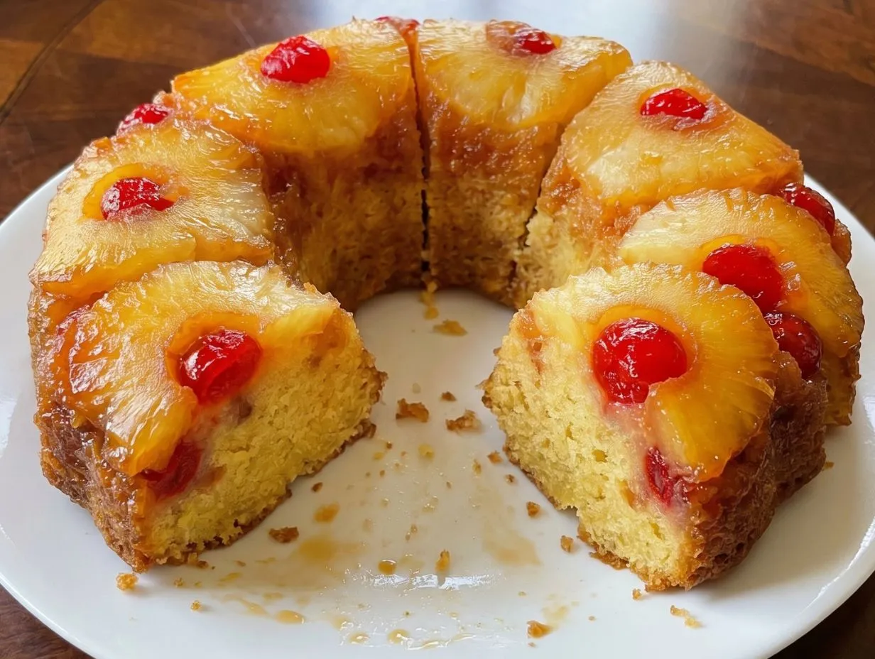 Pineapple Upside Down Bundt Cake Recipe