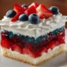Red, White, and Blue Berry Dessert