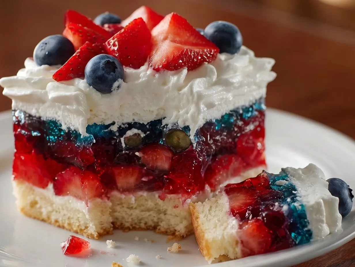 Red, White, and Blue Berry Dessert Recipe