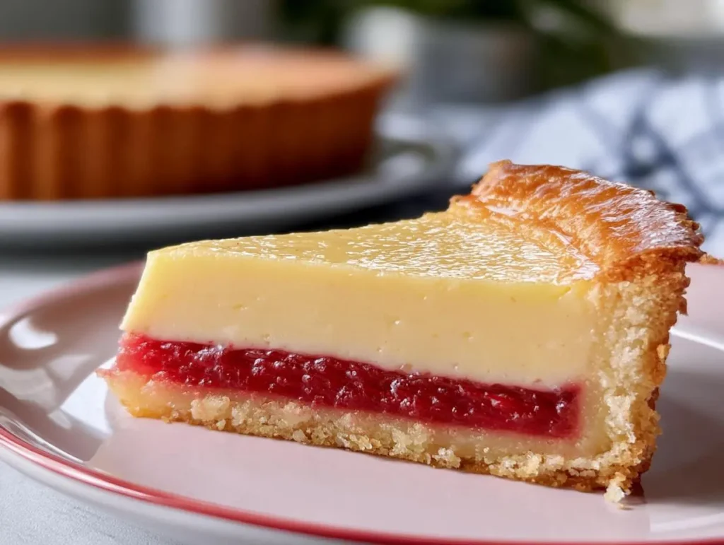 Rhubarb and Custard Tart