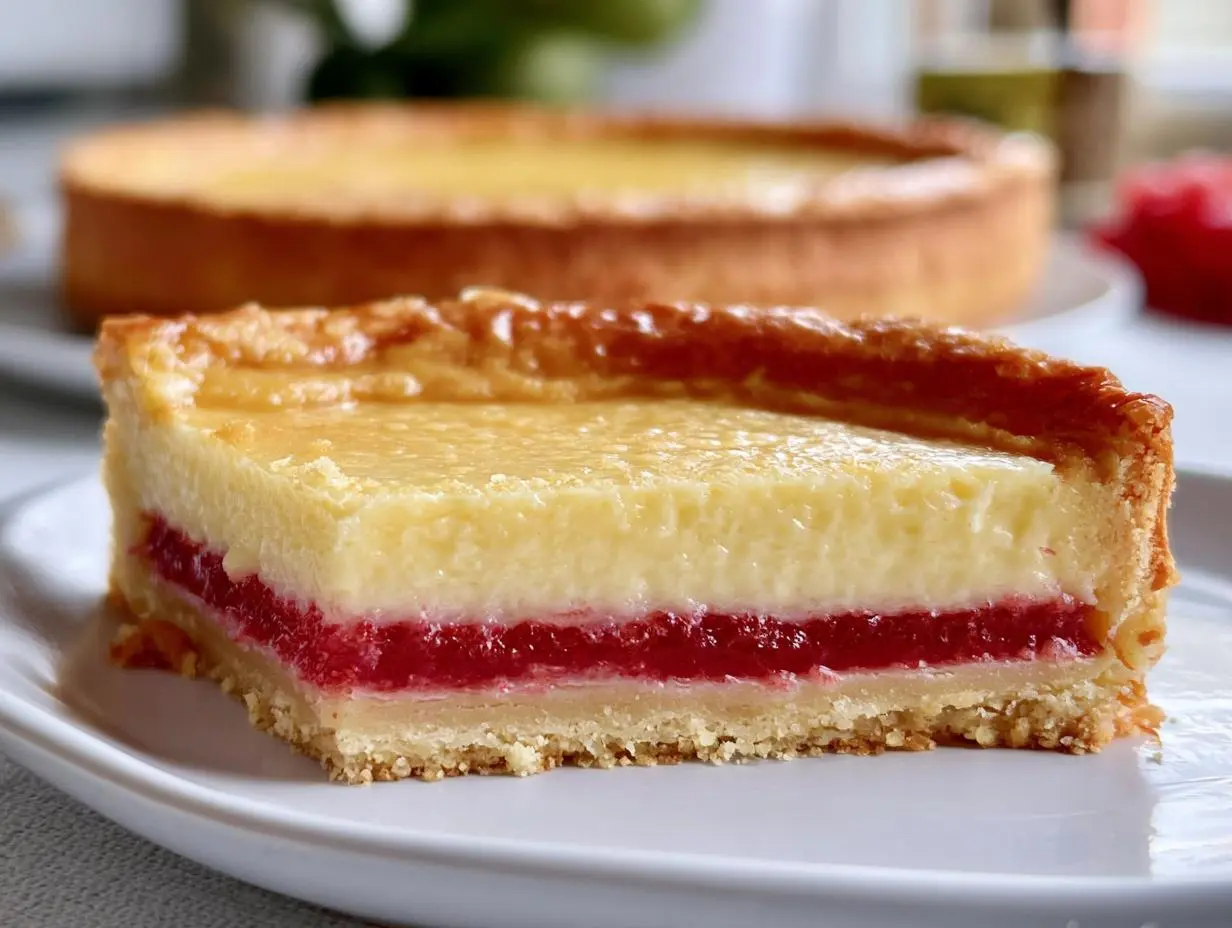 Rhubarb and Custard Tart Recipe Rhubarb and Custard Tart Recipe