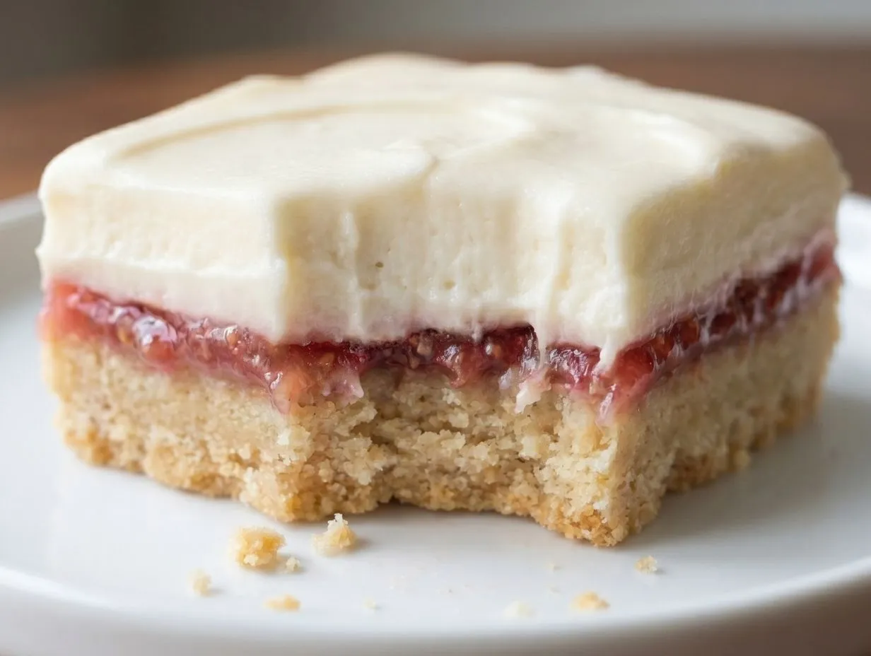 RHUBARB CREAM CHEESE BARS