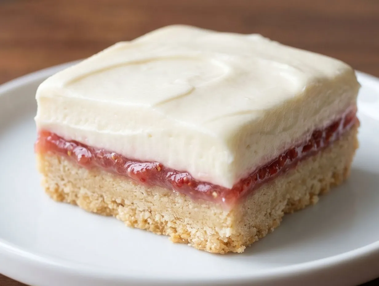 RHUBARB CREAM CHEESE BARS Recipe RHUBARB CREAM CHEESE BARS Recipe