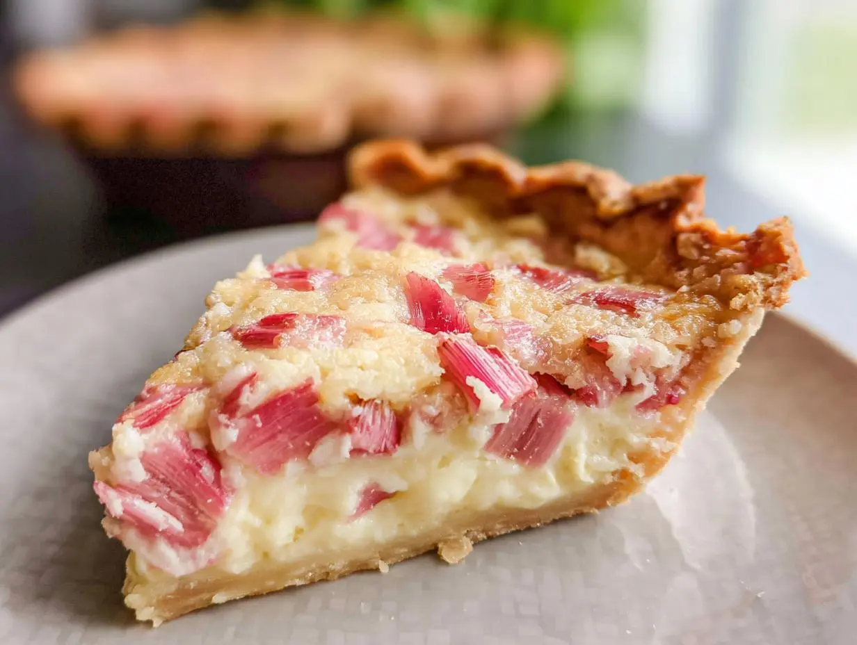 Rhubarb Custard Pie