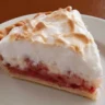 Rhubarb Custard Pie with Meringue Topping
