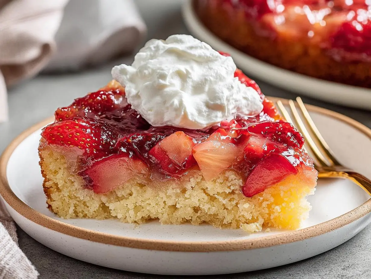 Rhubarb Upside-Down Cake Recipe Rhubarb Upside-Down Cake Recipe