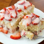 Strawberries and Cream Butter Swim Biscuits