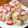 Strawberries and Cream Butter Swim Biscuits