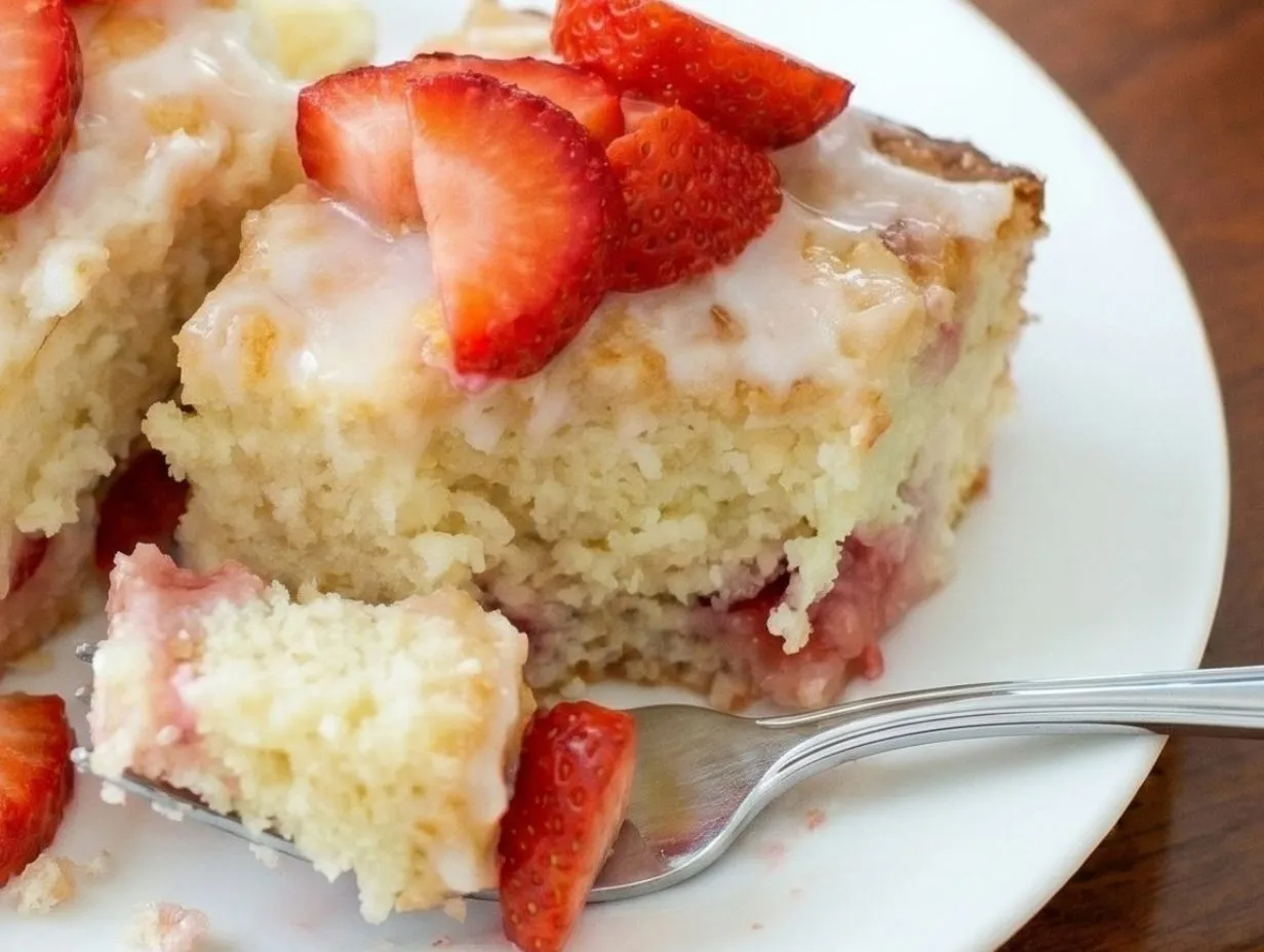 Strawberries and Cream Butter Swim Biscuits Recipe Strawberries and Cream Butter Swim Biscuits Recipe