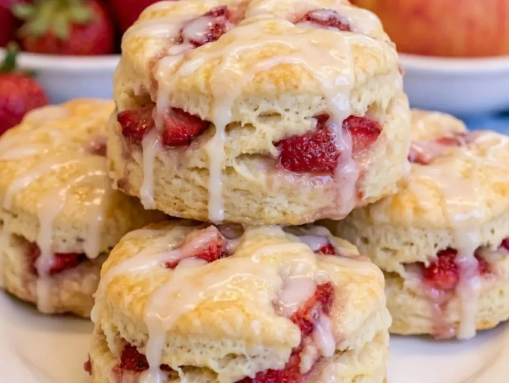 Strawberry Buttermilk Biscuits