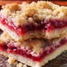 Strawberry Cream Cheese Crumb Bars