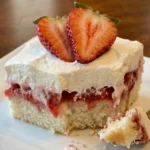 Strawberry Custard Cream Bars