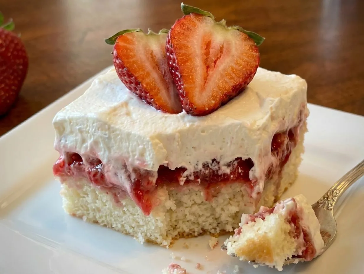 Strawberry Custard Cream Bars