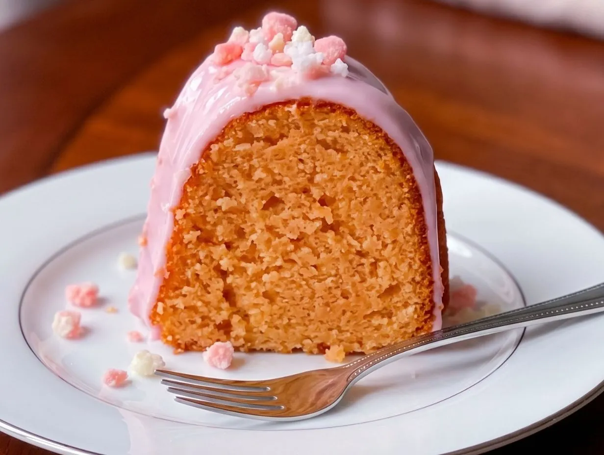 Strawberry Milkshake Pound Cake Recipe