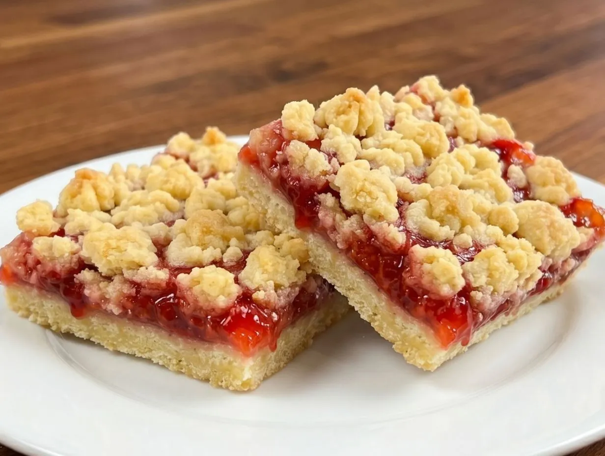 Strawberry Rhubarb Crumb Bars Recipe Strawberry Rhubarb Crumb Bars Recipe