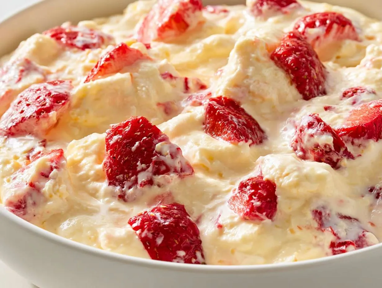 Strawberry Shortcake Fluff Salad Recipe