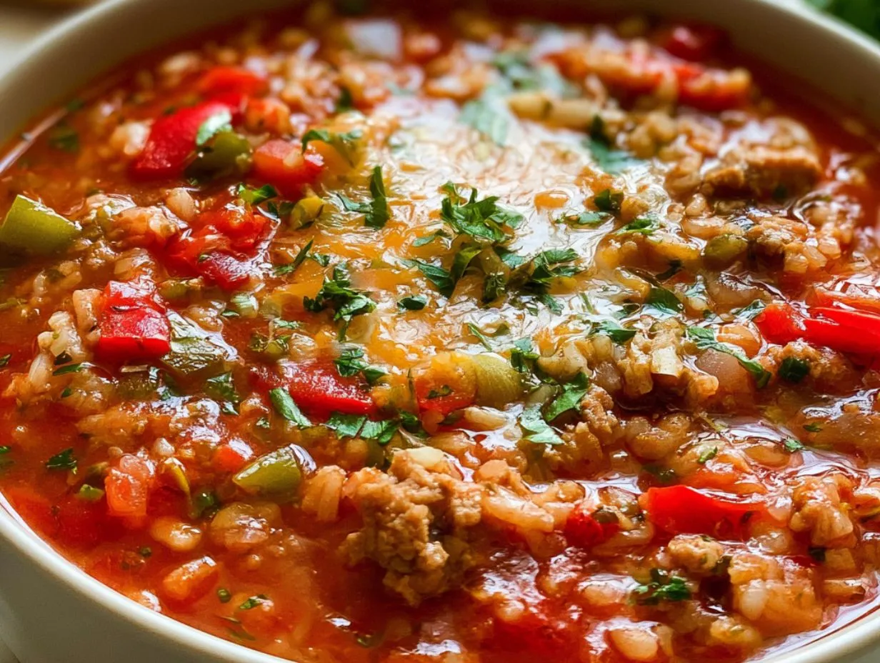 Stuffed Pepper Soup Recipe Stuffed Pepper Soup Recipe