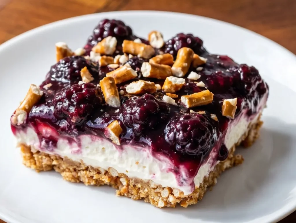 Blackberry Cream Cheese Dessert