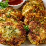 Cheesy Broccoli Chicken Patties