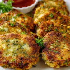 Quick & Easy Cheesy Broccoli Chicken Patties Recipe