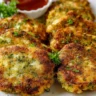 Cheesy Broccoli Chicken Patties