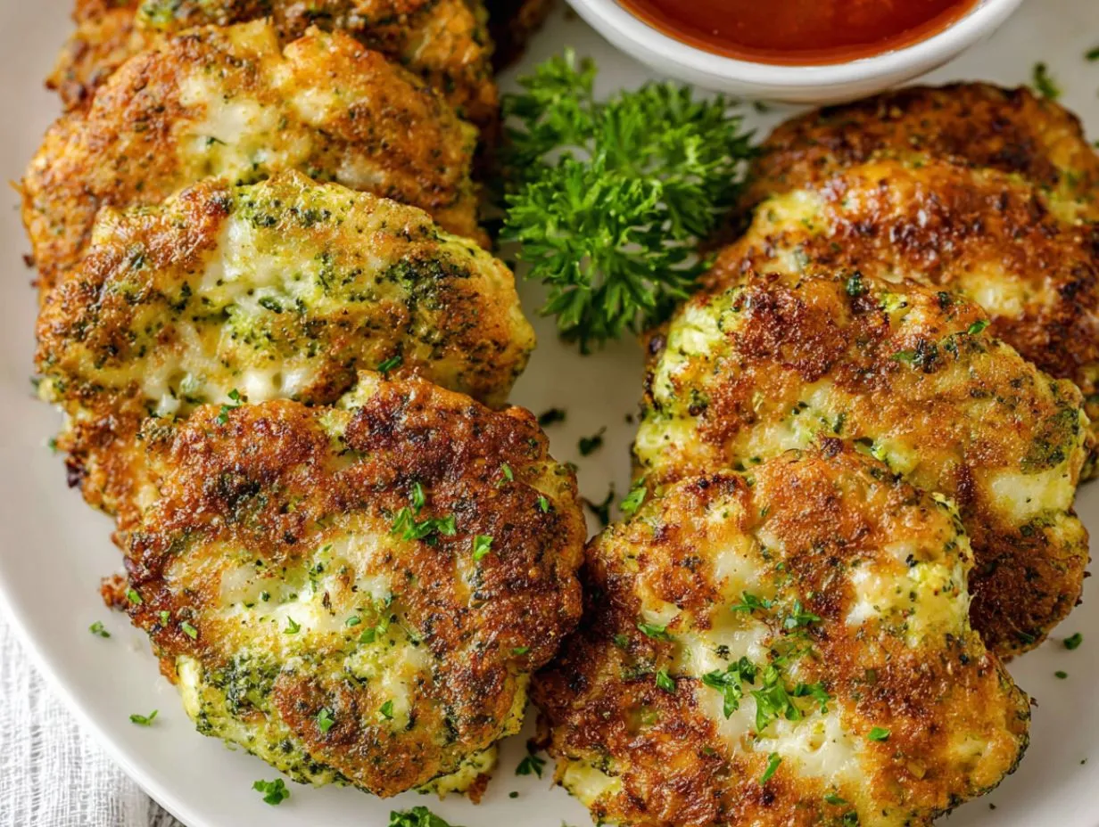 Cheesy Broccoli Chicken Patties Recipe Cheesy Broccoli Chicken Patties Recipe