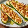 Cheesy Garlic Zucchini Steaks