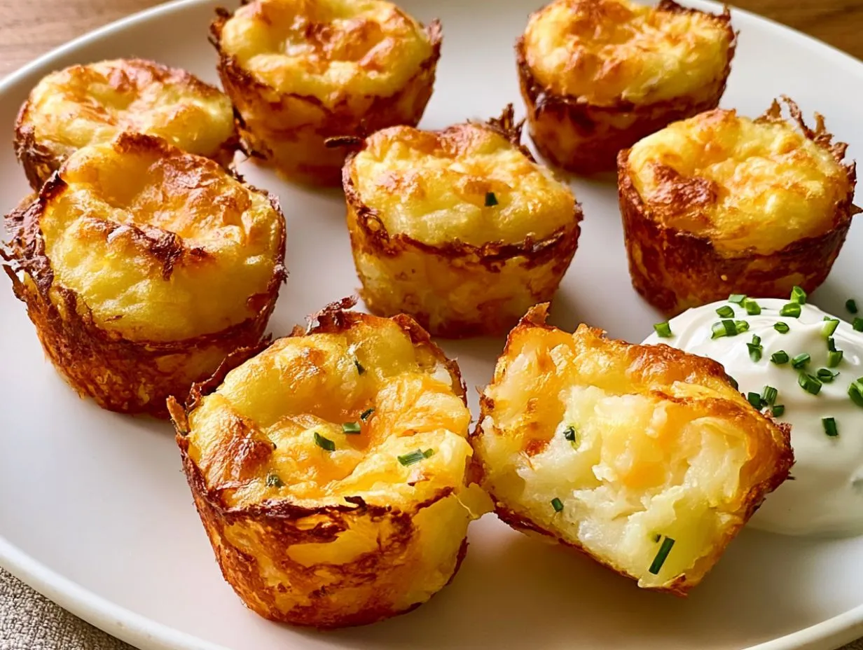 Cheesy Mashed Potato Puffs