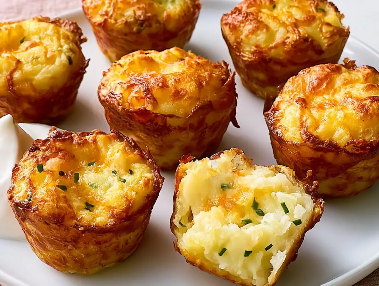 Cheesy Mashed Potato Puffs Recipe