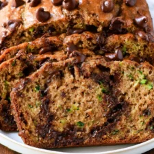 Easy Moist Chocolate Chip Zucchini Bread Recipe