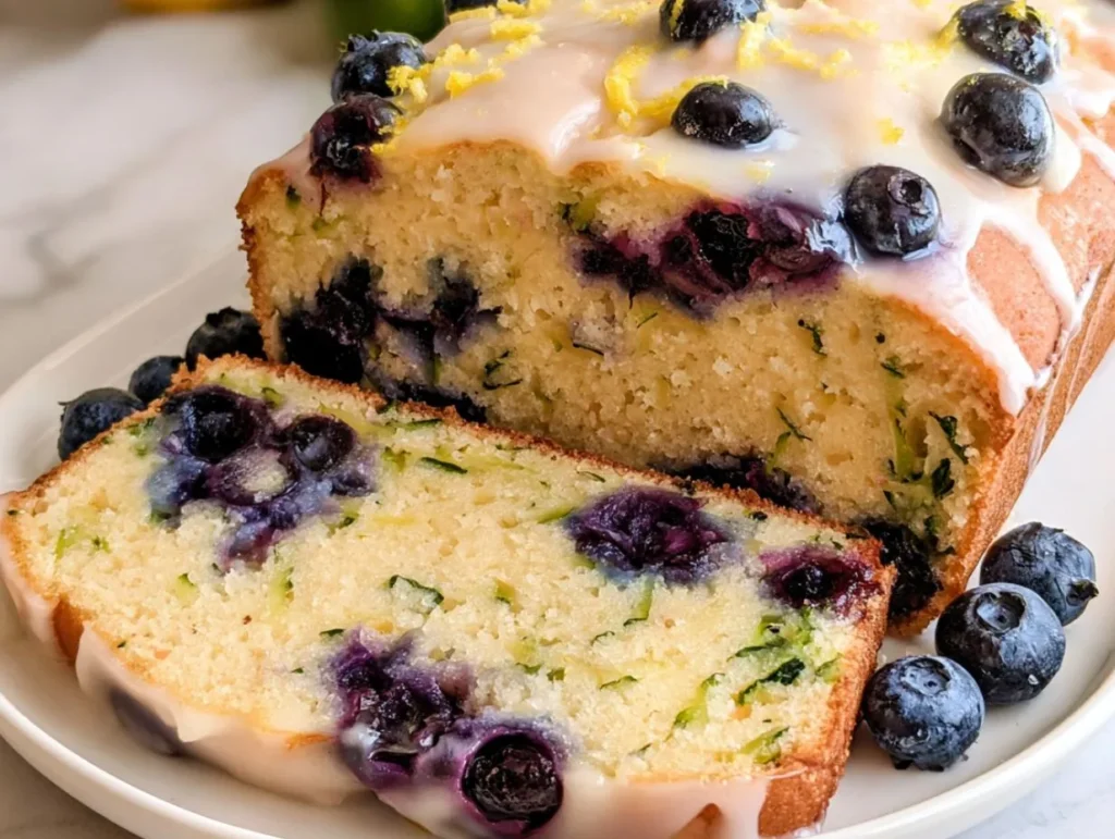 Lemon Blueberry Zucchini Bread