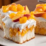 Peach Poke Cake