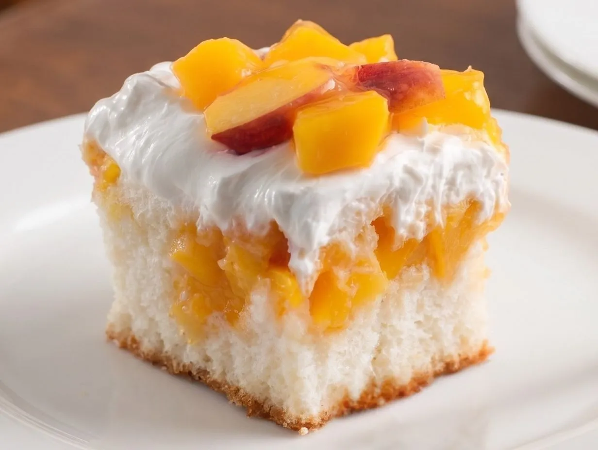 Peach Poke Cake Recipe Peach Poke Cake Recipe